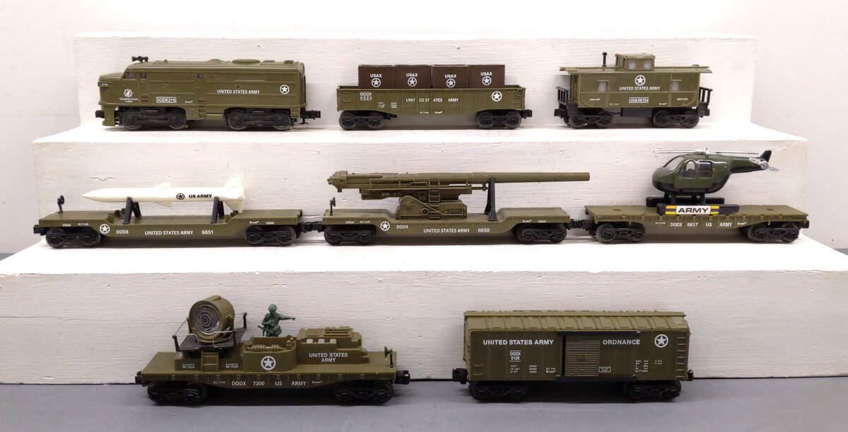 K-Line K1911 O Gauge The United States Army Diesel Train Set EX/Box