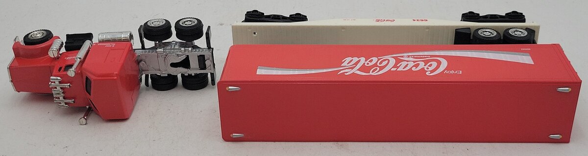 K-Line KK6634 Coca-Cola Heavy Hauler Flatcar w/ Tractor Trailer EX/Box