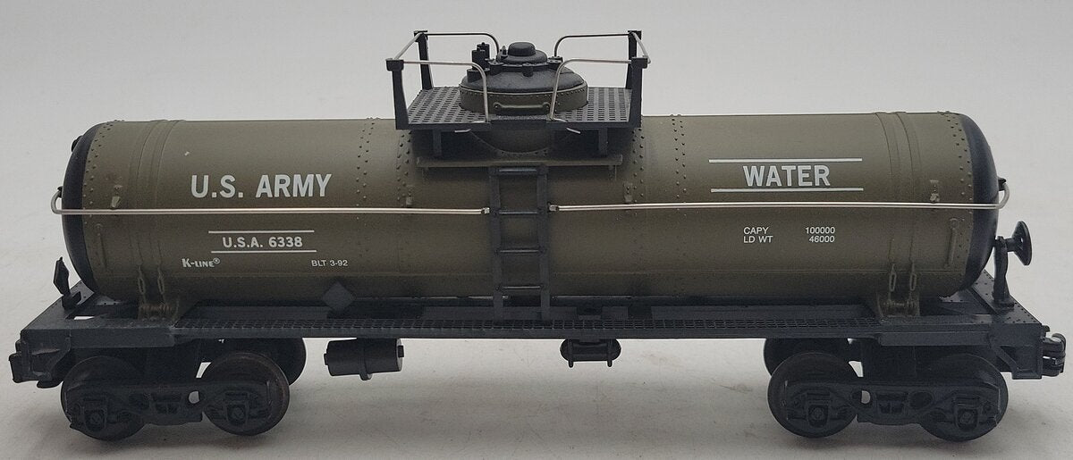 K-Line K6338 Army Water Tank Car LN/Box