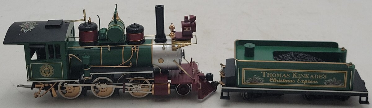 Bachmann 79591 On30 Thomas Kinkade Christmas Express Steam Loco w/Tender LN
