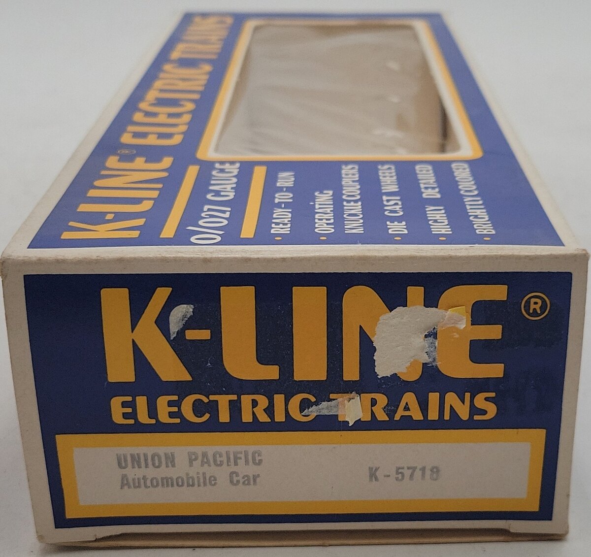 K-Line K5718 O Gauge Union Pacific Automobile Car LN/Box