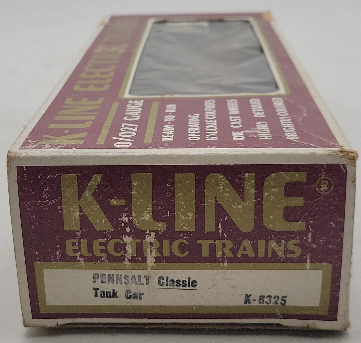 K-Line K6325 O Penn Salt Classic Single Dome Tank Car EX/Box