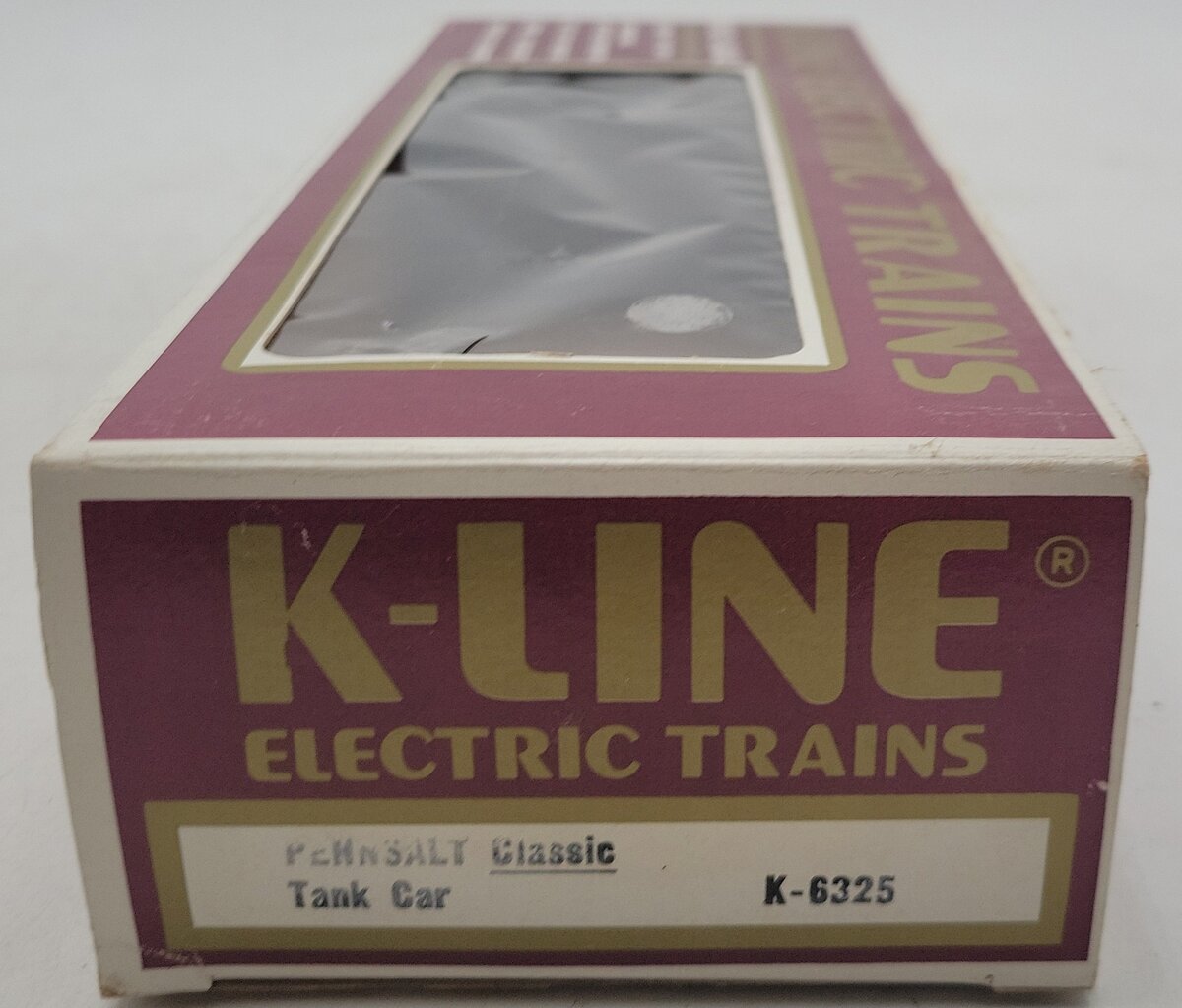 K-Line K6325 O Penn Salt Classic Single Dome Tank Car EX/Box