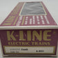 K-Line K6325 O Penn Salt Classic Single Dome Tank Car EX/Box