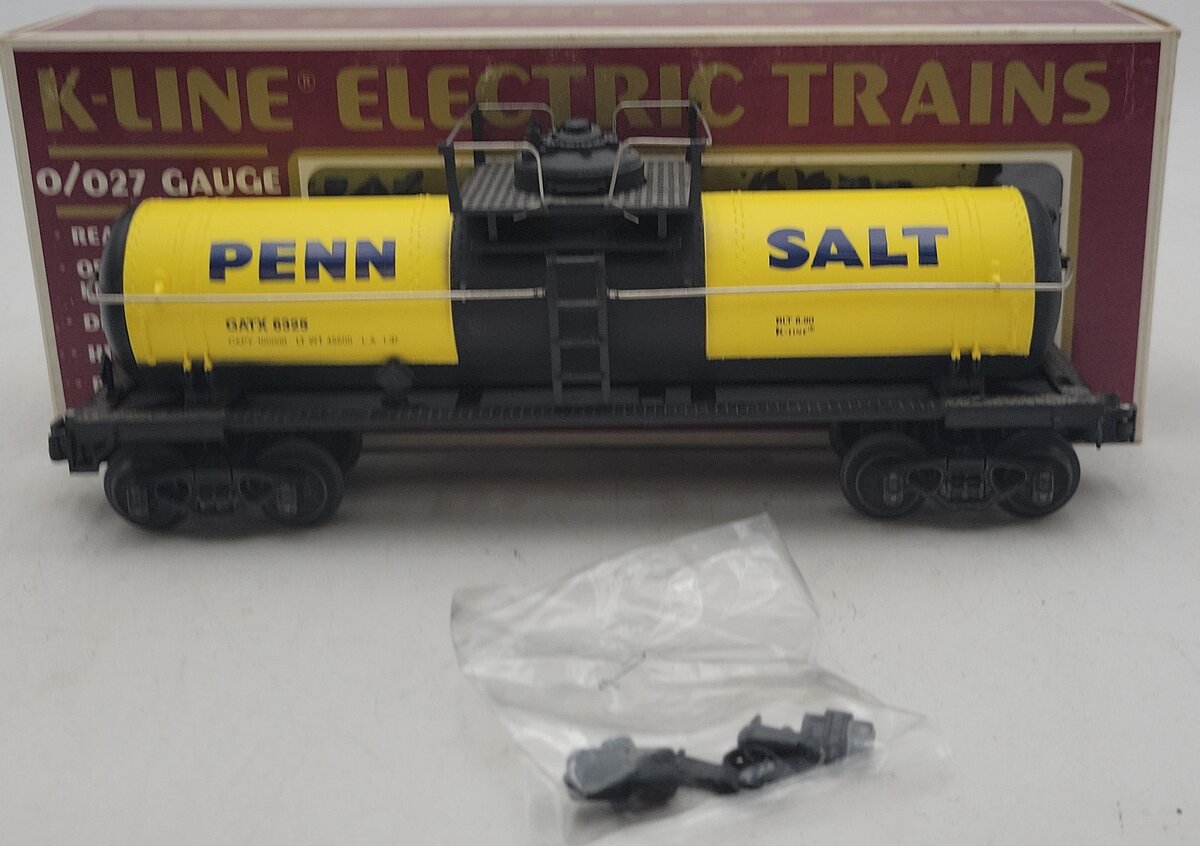 K-Line K6325 O Penn Salt Classic Single Dome Tank Car EX/Box