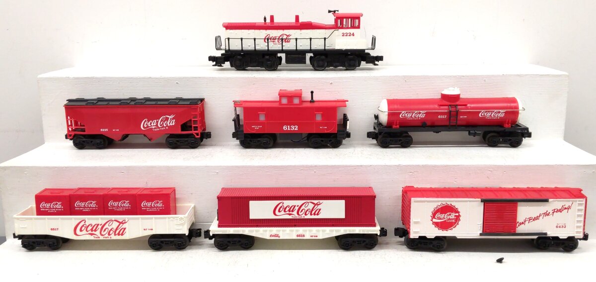K-Line K1907 O Gauge Coca-Cola Diesel Train Set VG/Box