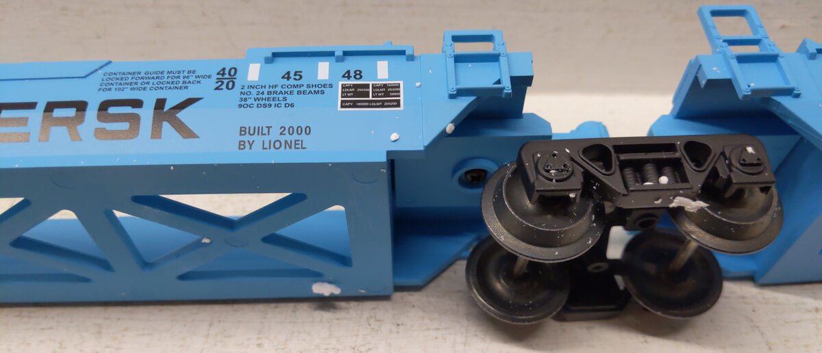 Lionel 6-21950 O Gauge Maersk SD-70 Diesel Maxi-Stack Set EX/Box