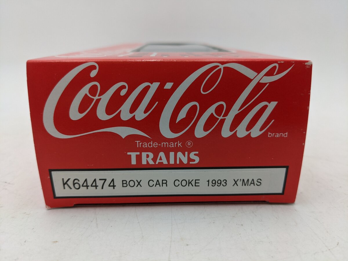 K-Line K64474 Coca-Cola Christmas Boxcar EX/Box