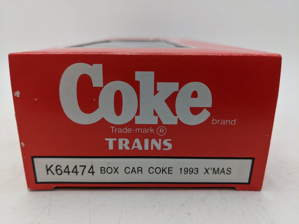 K-Line K64474 Coca-Cola Christmas Boxcar EX/Box