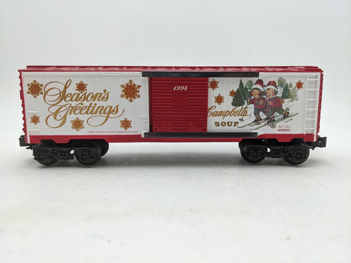 K-Line K649203 O Campbell's 1994 Christmas Boxcar EX/Box