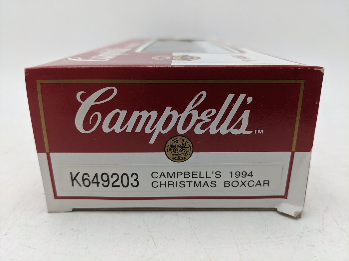 K-Line K649203 O Campbell's 1994 Christmas Boxcar EX/Box