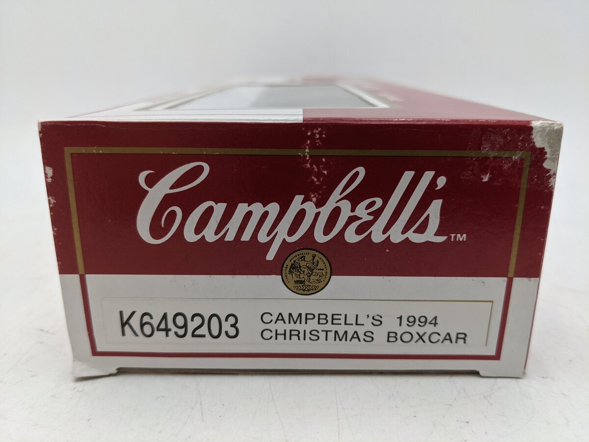 K-Line K649203 O Campbell's 1994 Christmas Boxcar EX/Box