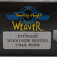 Weaver 6306 O Gauge Effinger Wood Side Reefer - 3 Rail LN/Box
