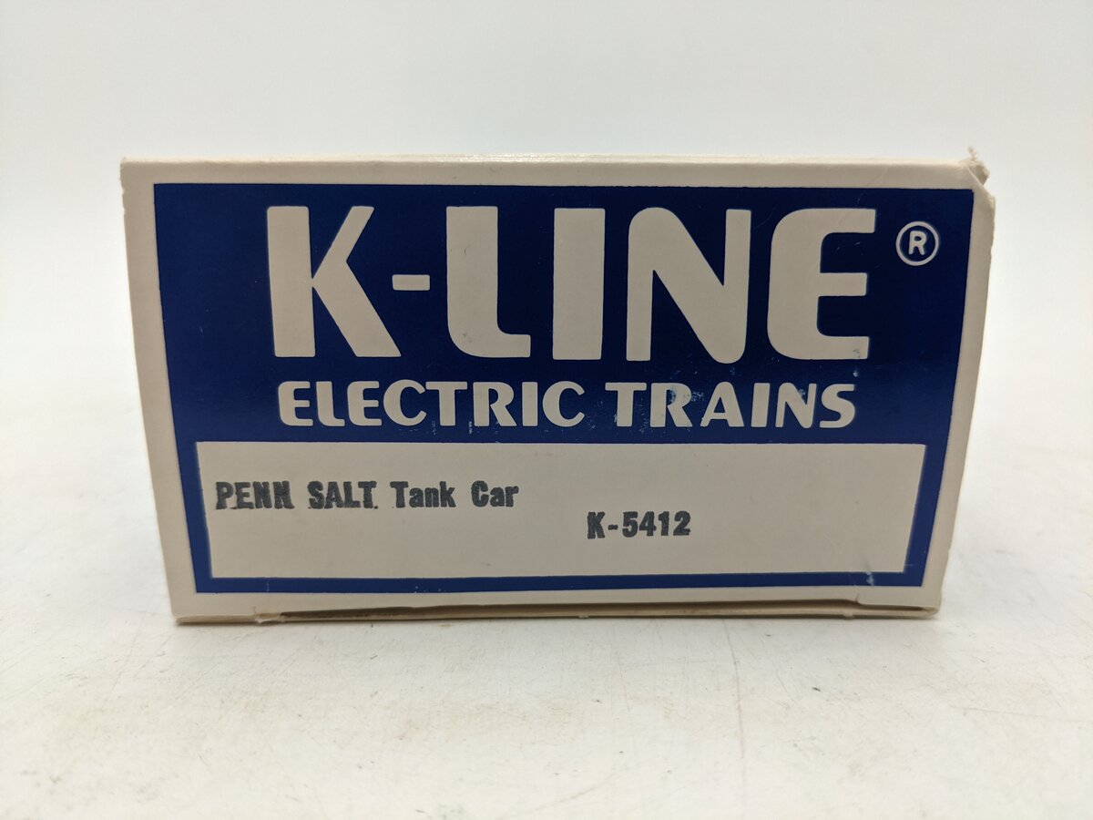 K-Line K5412 O Gauge Pennsylvania Salt Co. Triple Dome Tank Car EX/Box