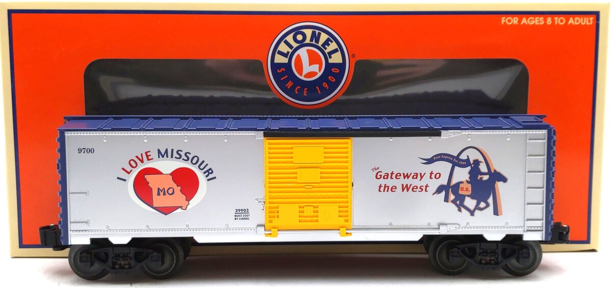 Lionel 6-29903 O Gauge  I Love Missouri Boxcar LN/Box
