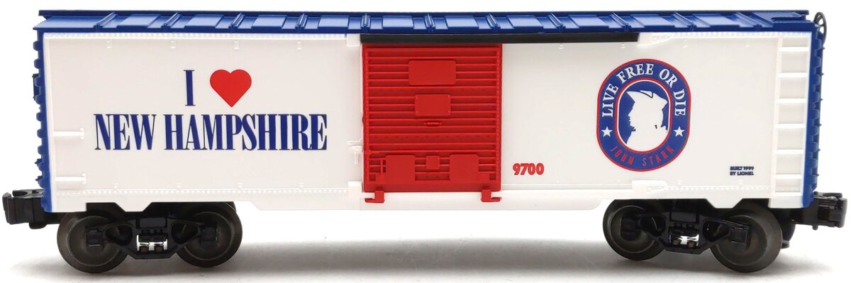 Lionel 6-19970 O Gauge I Love New Hampshire Boxcar #9700 LN/Box