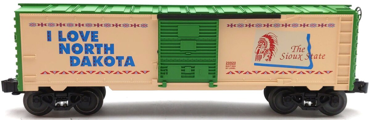 Lionel 6-29920 I Love North Dakota Boxcar LN/Box