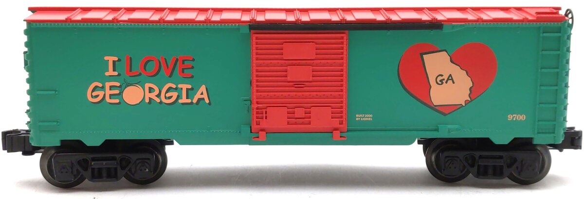 Lionel 6-19985 O Gauge I Love Georgia Boxcar #9700 LN/Box