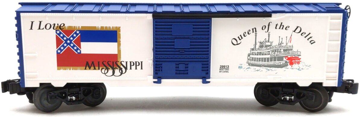 Lionel 6-29913 O Gauge I Love Mississippi Boxcar LN/Box