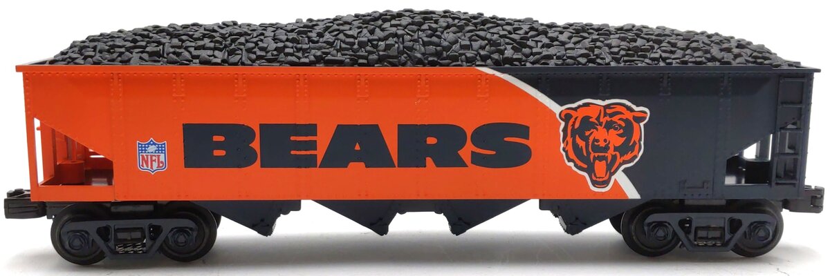 MTH 30-75219 Chicago Bears 4-Bay Hopper Car LN/Box