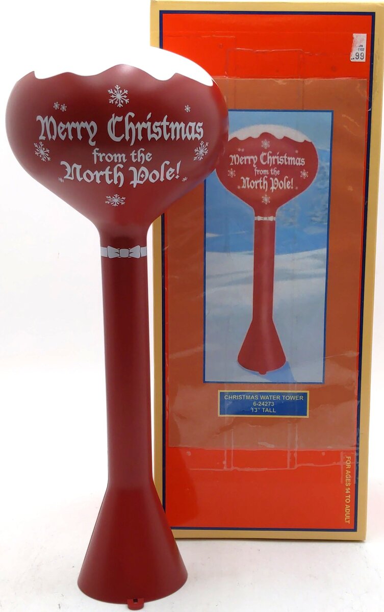 Lionel 6-24273 Christmas Water Tower LN/Box