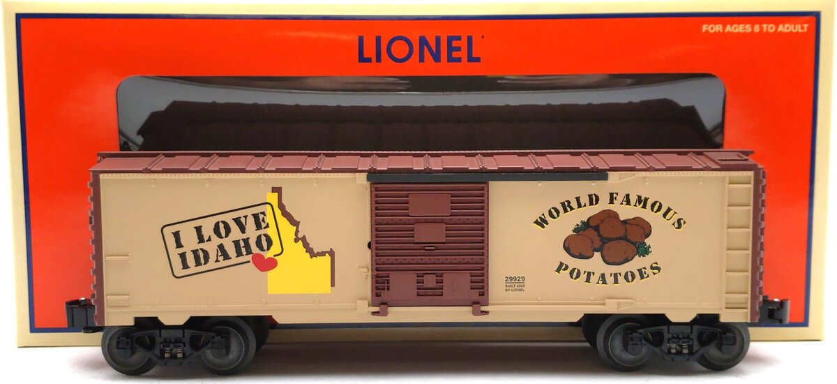 Lionel 6-29929 "I Love Idaho" Boxcar #29929 LN/Box
