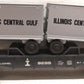 Lionel 6-9285 O Gauge Illinois Central Gulf Flatcar w/Vans EX
