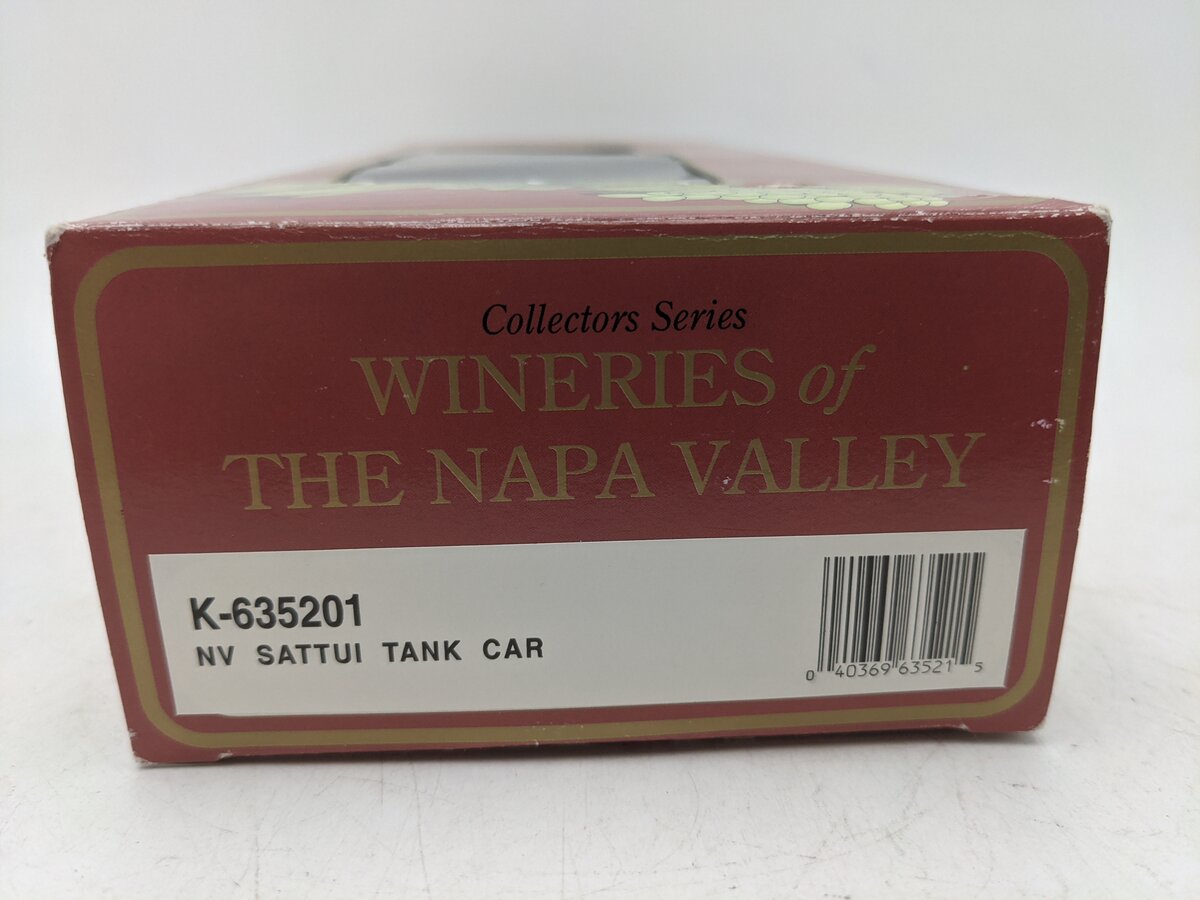 K-Line K635201 O Gauge Sattui Sauvignon Blanc Single Dome Tank EX/Box