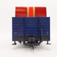 LGB 42210 G Scale The Christmas Train Blue Gondola w/Red Gift Box Load EX/Box