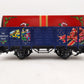 LGB 42210 G Scale The Christmas Train Blue Gondola w/Red Gift Box Load EX/Box