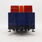 LGB 42210 G Scale The Christmas Train Blue Gondola w/Red Gift Box Load EX/Box