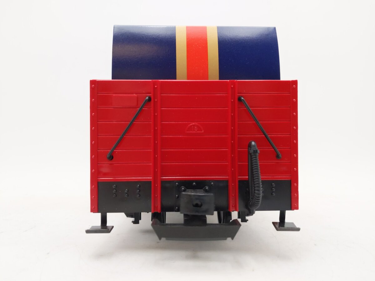 LGB 4021CT G The Christmas Train Red Gondola w/Blue Gift Box Load EX/Box