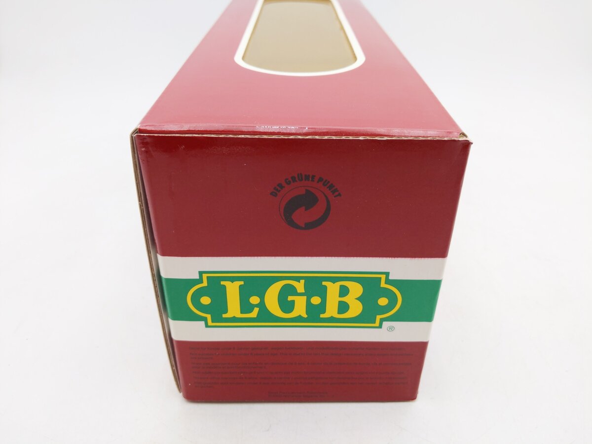 LGB 4021CT G The Christmas Train Red Gondola w/Blue Gift Box Load EX/Box