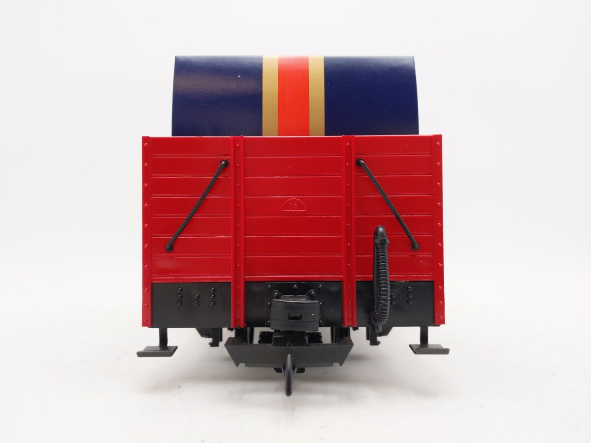 LGB 4021CT G The Christmas Train Red Gondola w/Blue Gift Box Load EX/Box