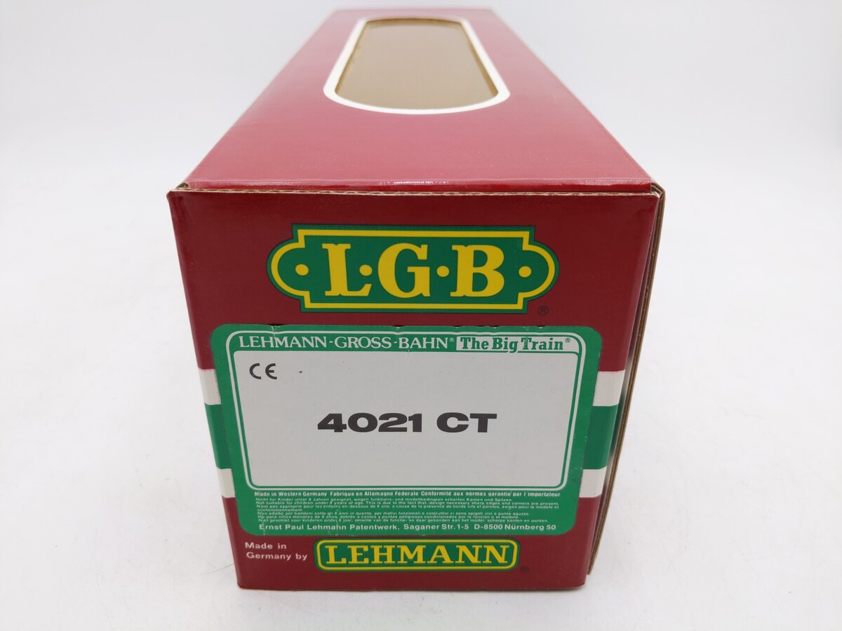 LGB 4021CT G The Christmas Train Red Gondola w/Blue Gift Box Load EX/Box