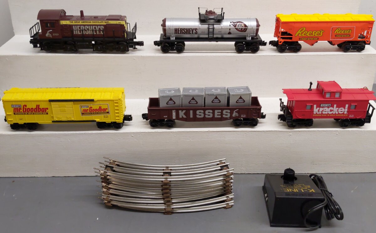 K-Line K1112 Hershey‘s O Gauge Diesel Train Set EX/Box