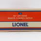 Lionel 6-65121 O 1122L 27" Left Hand Remote Control Switch Turnout LN/Box