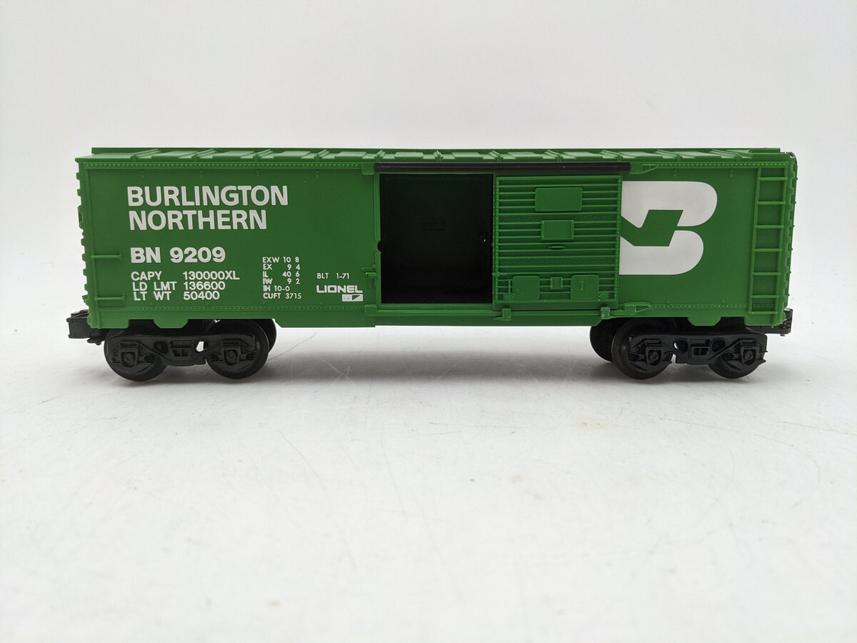 Lionel 6-9209 O Gauge Burlington Northern Boxcar VG/Box