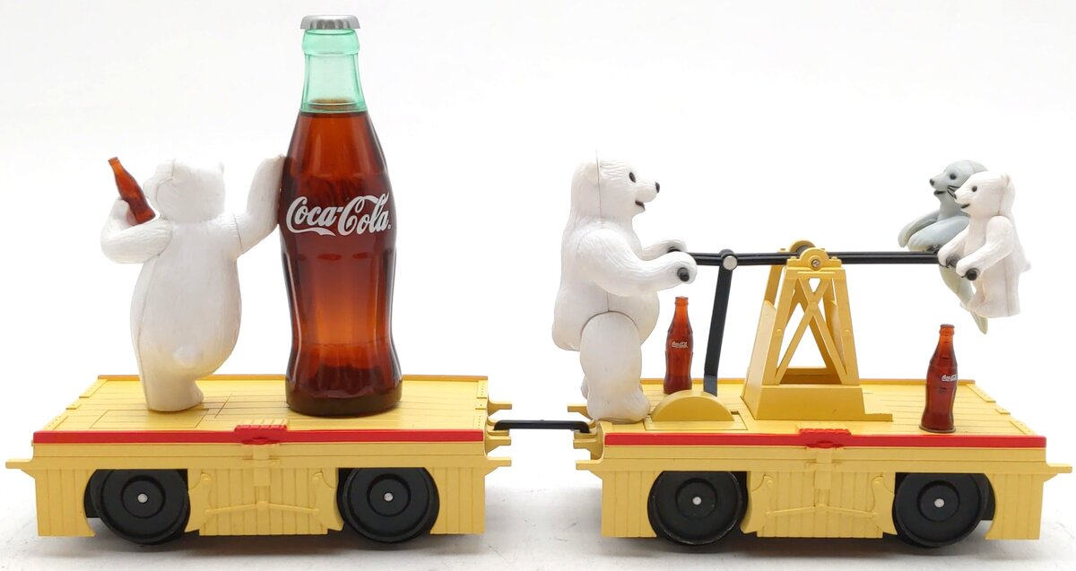 K-Line K2625-02B O Gauge Coca-Cola Polar Bears Handcar EX/Box
