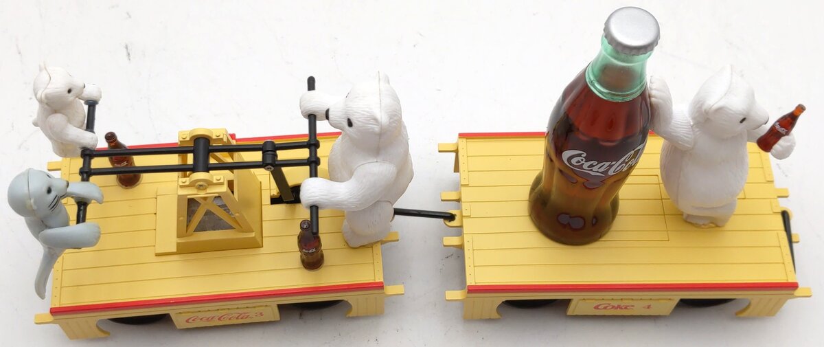 K-Line K2625-02B O Gauge Coca-Cola Polar Bears Handcar EX/Box