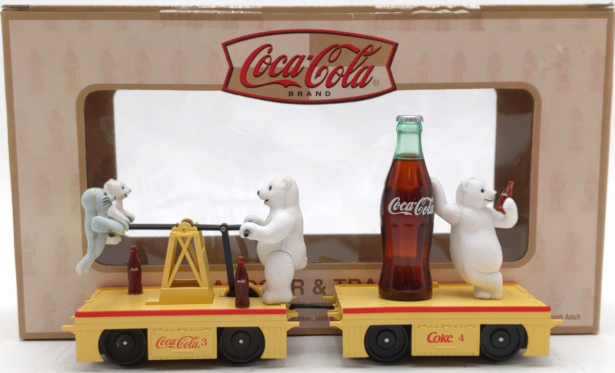 K-Line K2625-02B O Gauge Coca-Cola Polar Bears Handcar EX/Box