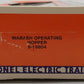 Lionel 6-19804 O Gauge Wabash Operating Hopper Car LN/Box
