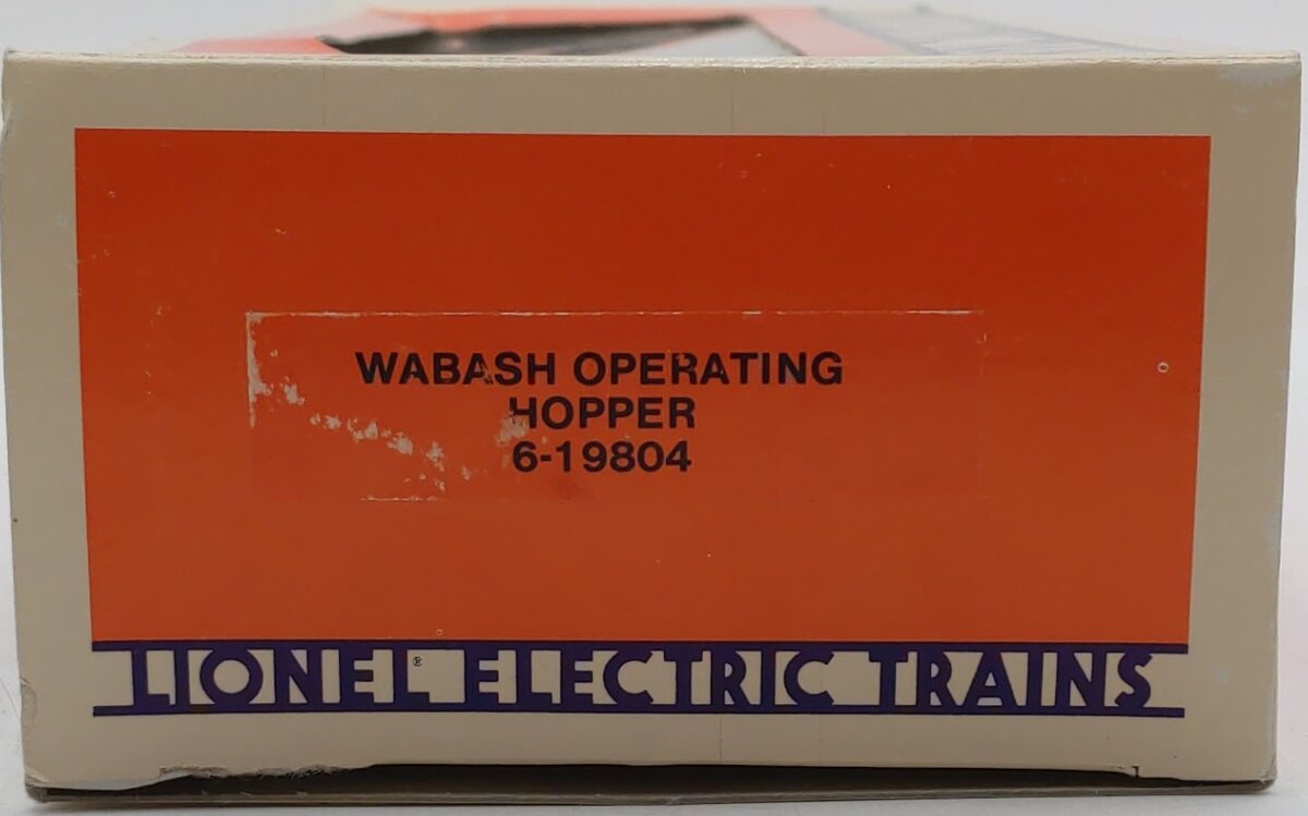 Lionel 6-19804 O Gauge Wabash Operating Hopper Car LN/Box
