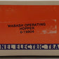 Lionel 6-19804 O Gauge Wabash Operating Hopper Car LN/Box