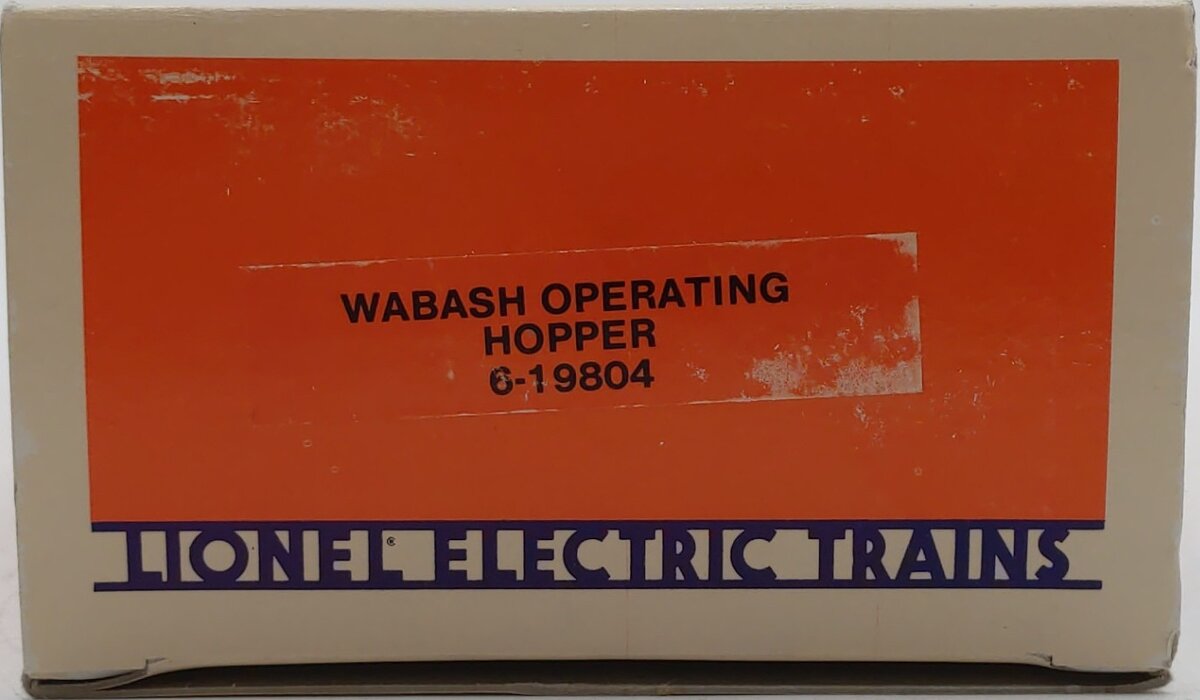 Lionel 6-19804 O Gauge Wabash Operating Hopper Car LN/Box