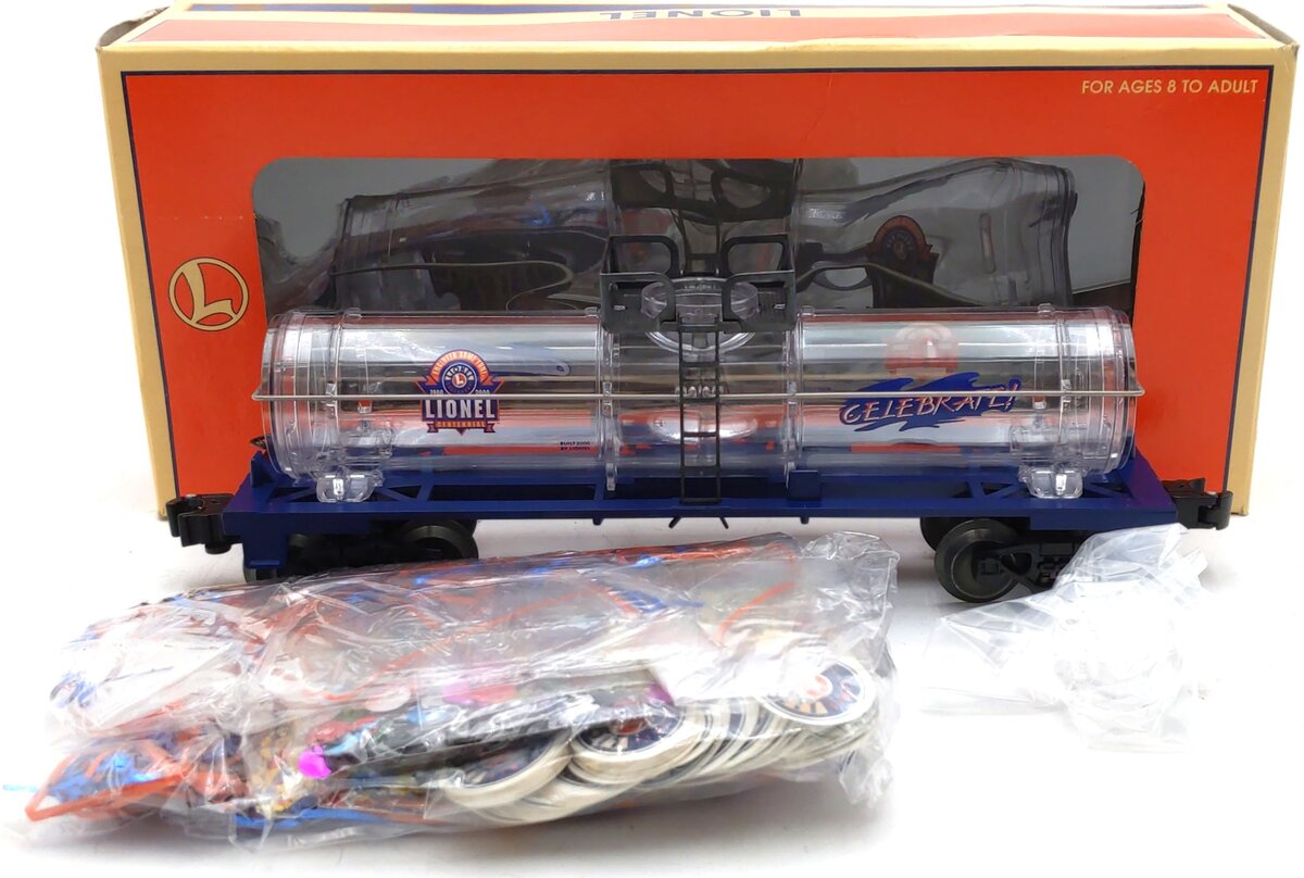 Lionel 6-26115 O Gauge Lionel Celebrate Single Dome Tank Car LN/Box