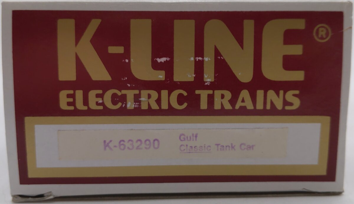K-Line K63290 Gulf ATSF Classic Tank Car LN/Box