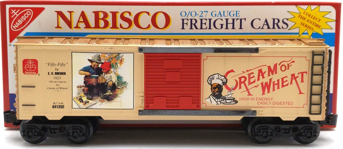 K-Line K-641202 O Gauge Nabisco "Cream of Wheat" Boxcar EX/Box