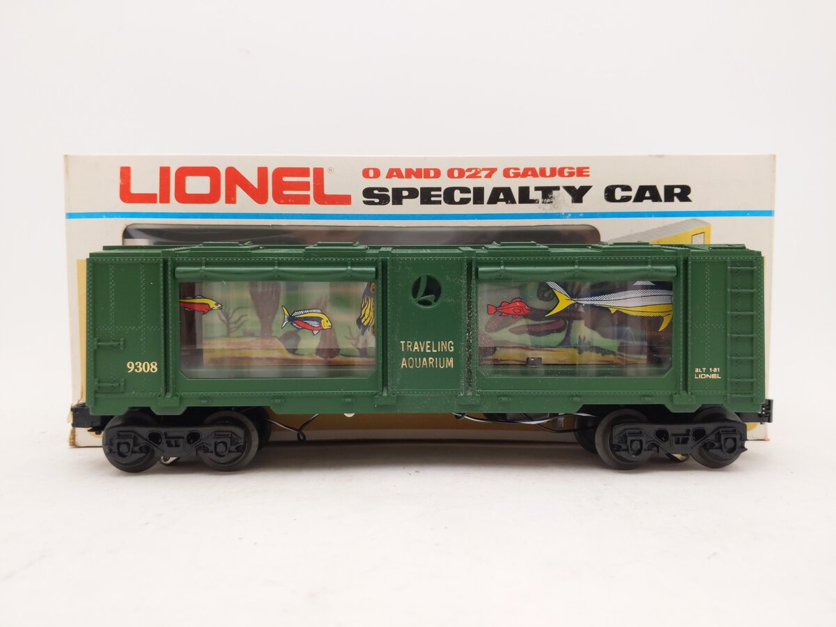 Lionel 6-9308 O Gauge Operating Aquarium Car EX/Box
