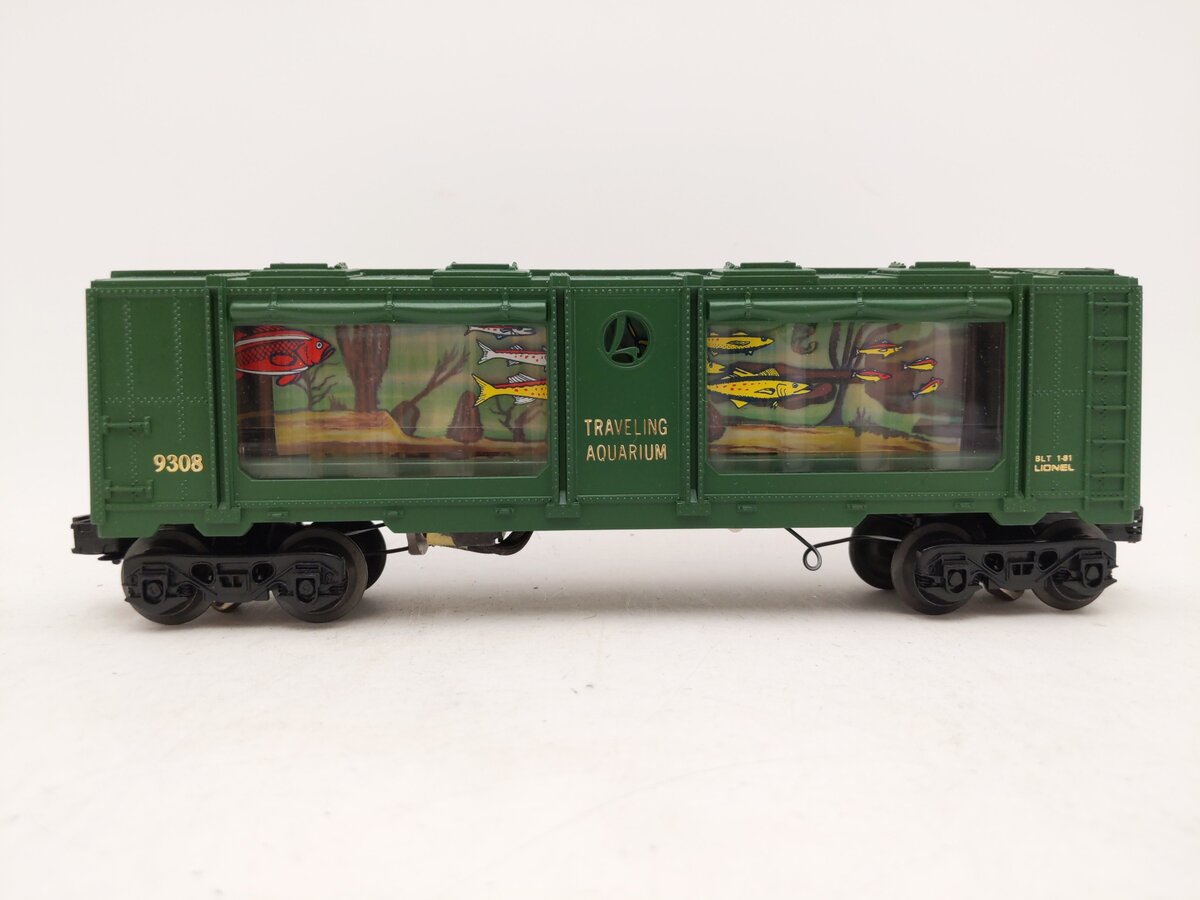 Lionel 6-9308 O Gauge Operating Aquarium Car EX/Box